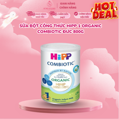 Sữa bột công thức HiPP 1 Organic Combiotic Đức 800g