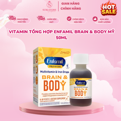Vitamin tổng hợp Enfamil Brain & Body Mỹ - 50ml