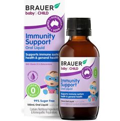 Siro Brauer Baby and Child Immunity Support tăng sức đề kháng 100ml của Úc