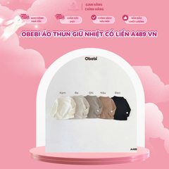 Obebi Áo thun giữ nhiệt cổ liền A489 VN