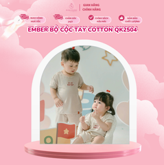 Ember Bộ cộc tay cotton QK2504