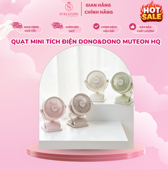 Quạt mini tích điện Dono&dono Muteon HQ