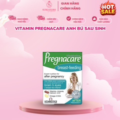 Vitamin Pregnacare Anh bú sau sinh cung cấp vitamin và vi chất thiết yếu cho sản phụ