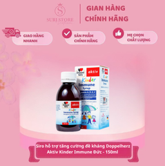 Siro hỗ trợ tăng cường đề kháng Doppelherz Aktiv Kinder Immune Đức - 150ml