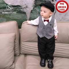 Set vest gile bé trai Tết M8 [Pre order 4 week]