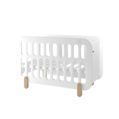 Nôi Cũi Gỗ Suri 2 tầng kèm đệm bông mỏng 1.3m *0.66m