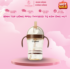Bình tập uống PPSU Thyseed TQ kèm ống hút 300ml