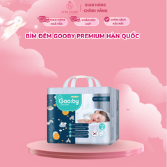Bỉm đêm Gooby Premium Hàn Quốc siêu mềm mỏng