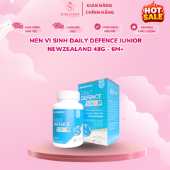 Men vi sinh Daily Defence Junior NewZealand tăng đề kháng tai mũi họng amidan - 48g - 6m+