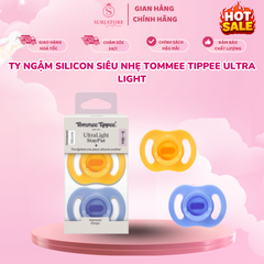 Ty Ngậm Silicon Siêu Nhẹ Tommee Tippee Ultra Light 6-18 Tháng