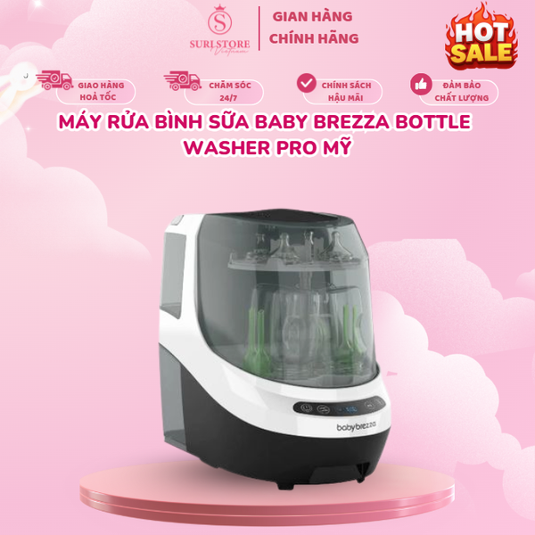  Máy rửa bình sữa Baby Brezza Bottle Washer Pro Mỹ 