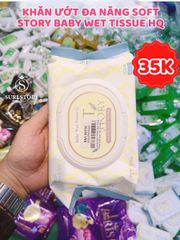 Khăn ướt đa năng Soft Story Baby Wet Tissue HQ - 100 tờ