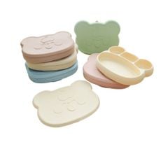 Khay gấu ăn dặm Tobe Eco Silicon TQ 3210