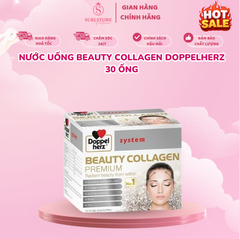 Nước uống Beauty Collagen Doppelherz Đức hỗ trợ bảo vệ da 30 ống
