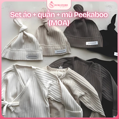 Set áo + quần + mũ Peekaboo (MOA)