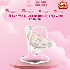 Nôi đưa trẻ em Joie Serina 2in1 Flowers Forever