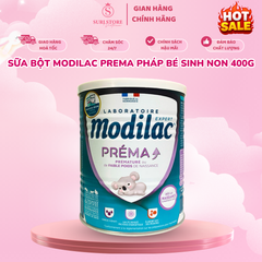 Sữa bột Modilac Prema Pháp bé sinh non 400g