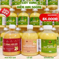 Cốt gừng tràm khuynh diệp Điềm Kim hàng Việt Nam an toàn cho em bé và mẹ bầu 500ml