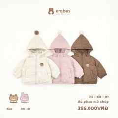 Áo phao mũ chóp 25KB01 Embes VN