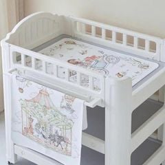 Thảm nằm thay tã Haves 4 lớp Pure cotton Bubble Tree 70*90cm