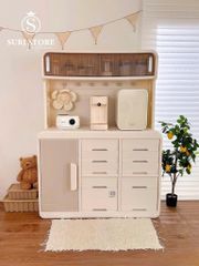 Tủ nhựa HDPE Lechin - 124*42*180cm (Pre order)