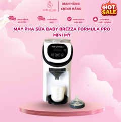 Máy pha sữa Baby Brezza Formula Pro Mini Mỹ kèm đế nâng chiều cao