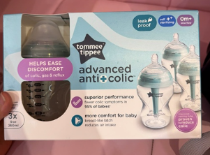  Set 3 bình sữa xanh dương Tommee Tippee Advanced Morocco - 260ml*3 - 0M+ 