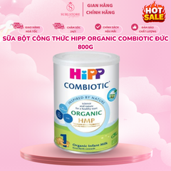 Sữa bột công thức HiPP Organic Combiotic Đức 800g