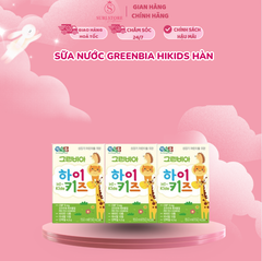 Sữa nước Greenbia HiKids Hàn (3 hộp)