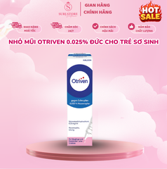 Nhỏ mũi Otriven 0.025% Đức cho trẻ sơ sinh