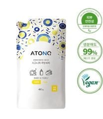 Nước rửa bình đậm đặc thuần chay Atono2 HQ dạng túi