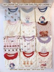 Set quần áo cotton dài tay Hey honey TQ