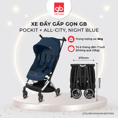 Xe đẩy gấp gọn GB Pockit All City Colors Fashion Edition Đức