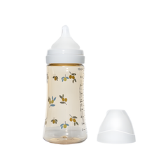 Bình sữa Grosmimi PPSU Olive núm ti số 2 từ 3-5 tháng