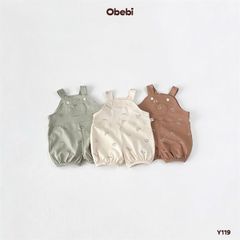[ALL VAT 1 S3] Obebi Yếm quần cotton họa tiết Y119 VN