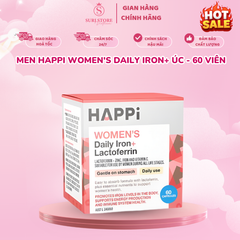 Men Happi Women's Daily Iron+ Úc - 60 viên