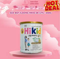 Sữa bột ILdong Hikid dê 17% - 650g