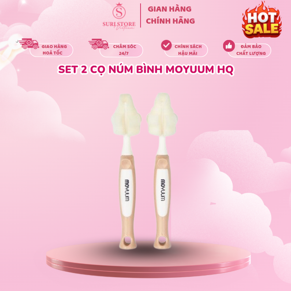 Set 2 cọ núm bình Moyuum HQ – Suri Store