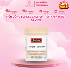 Viên uống Swisse Calcium + Vitamin D Úc - 90 viên