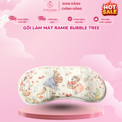 Gối làm mát Ramie Bubble Tree