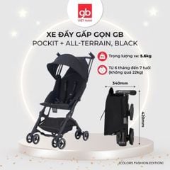 Xe đẩy gấp gọn GB Pockit + All-Terrain