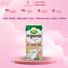 Sữa nước organic full cream milk Arla Đan Mạch 200ml