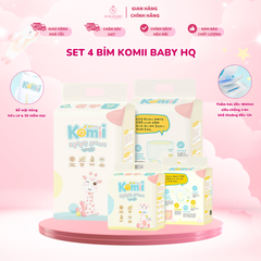 Set 4 Bỉm Komii Baby HQ