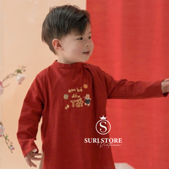 Áo dài Tết bé trai Embes 2607 VN