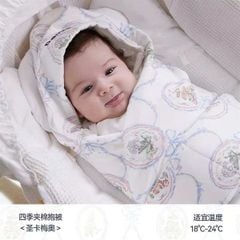 Chăn ủ có mũ 18-24 độ Domiamia