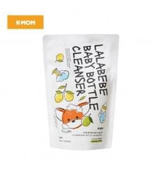 Nước rửa bình thuần chay tạo bọt Lalabebe KMom HQ dạng túi