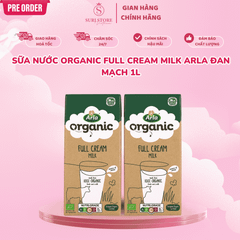 Sữa nước organic full cream milk Arla Đan Mạch 1L