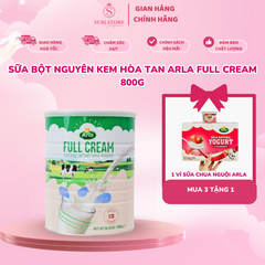 Sữa bột nguyên kem hòa tan Arla full cream 800g