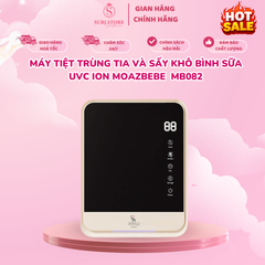 Máy tiệt trùng tia và sấy khô bình sữa UVC ion Moazbebe TQ MB082