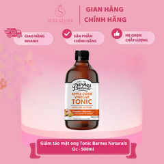 Giấm táo mật ong Tonic Barnes Naturals Úc - 500ml